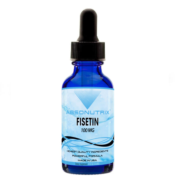 Absonutrix Fisetin 100mg 4 Fl Oz Anti-inflammatory Anti-Aging 200 serving per bottle
