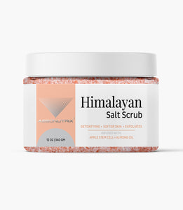Absonutrix Himalayan Salt Scrub Detoxifying Softer Skin Exfoliates Infused with Apple Stem cell and Almond oil 12 Oz Made in USA
